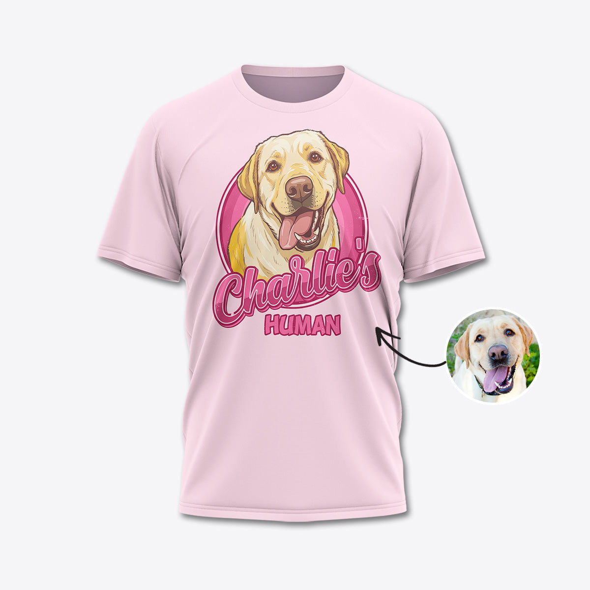 Custom Dog Lover Apparel DOG007 Pink Version