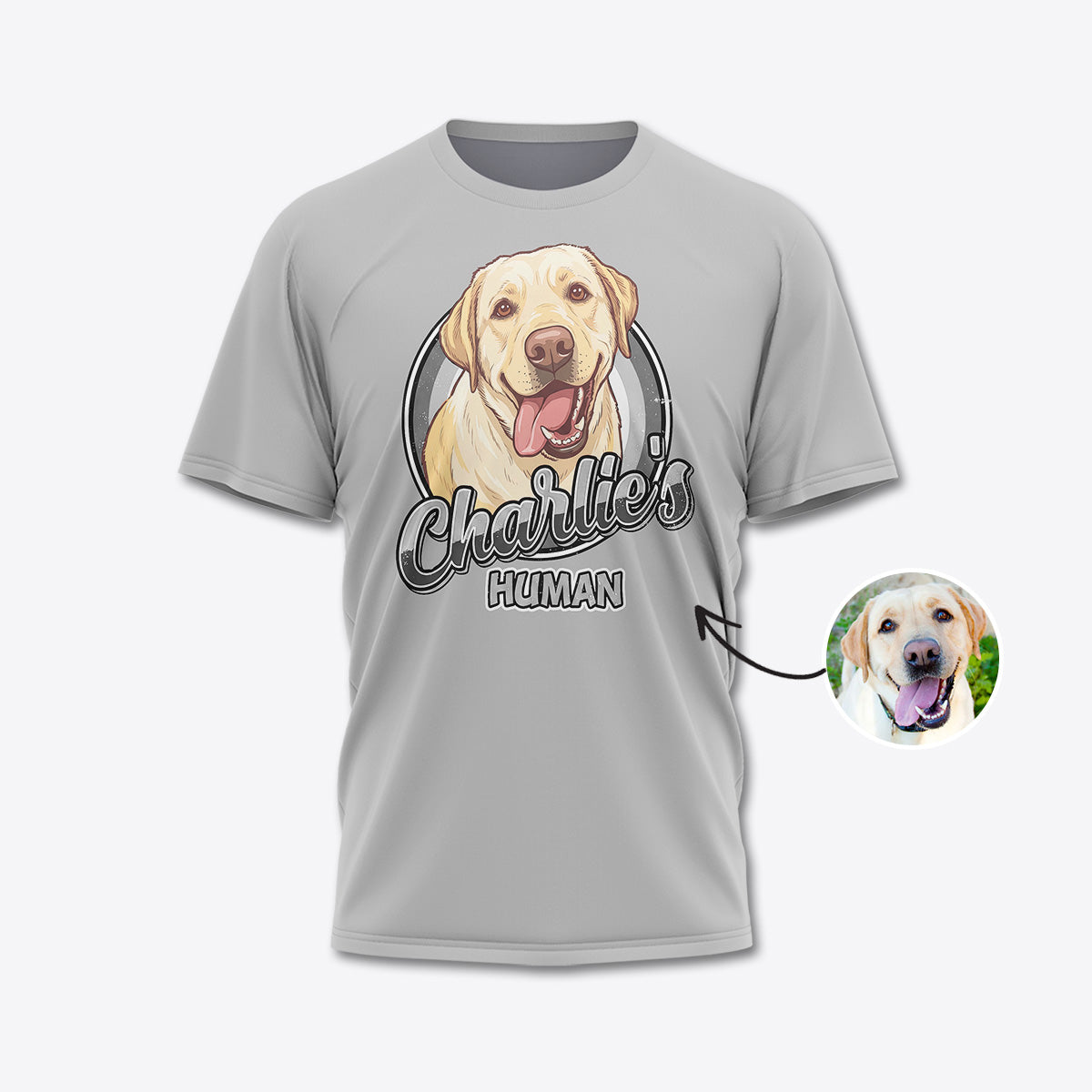 Custom Dog Lover Apparel DOG007 Gray Version