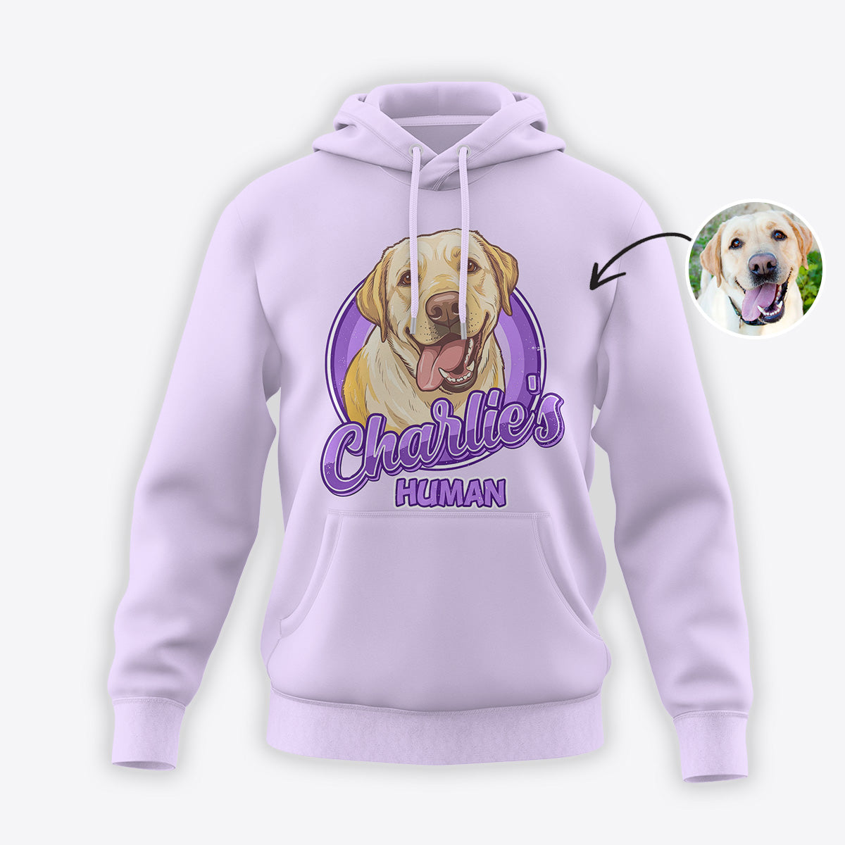 Custom Dog Lover Apparel DOG007 Purple Version