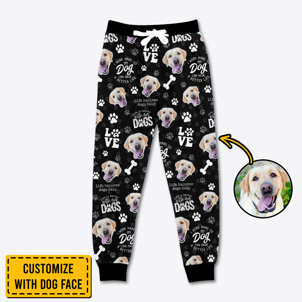 Custom Dog Lover Apparel DOG007 Black Version