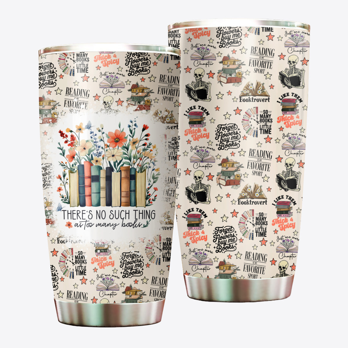 Book Lover 20OZ Tumbler USPJS006