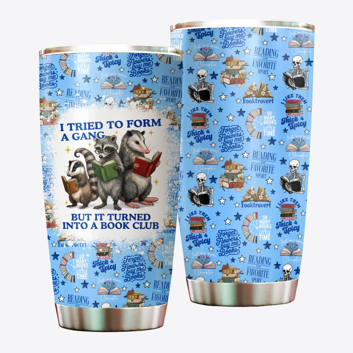 Book Lover 20OZ Tumbler USPJS017