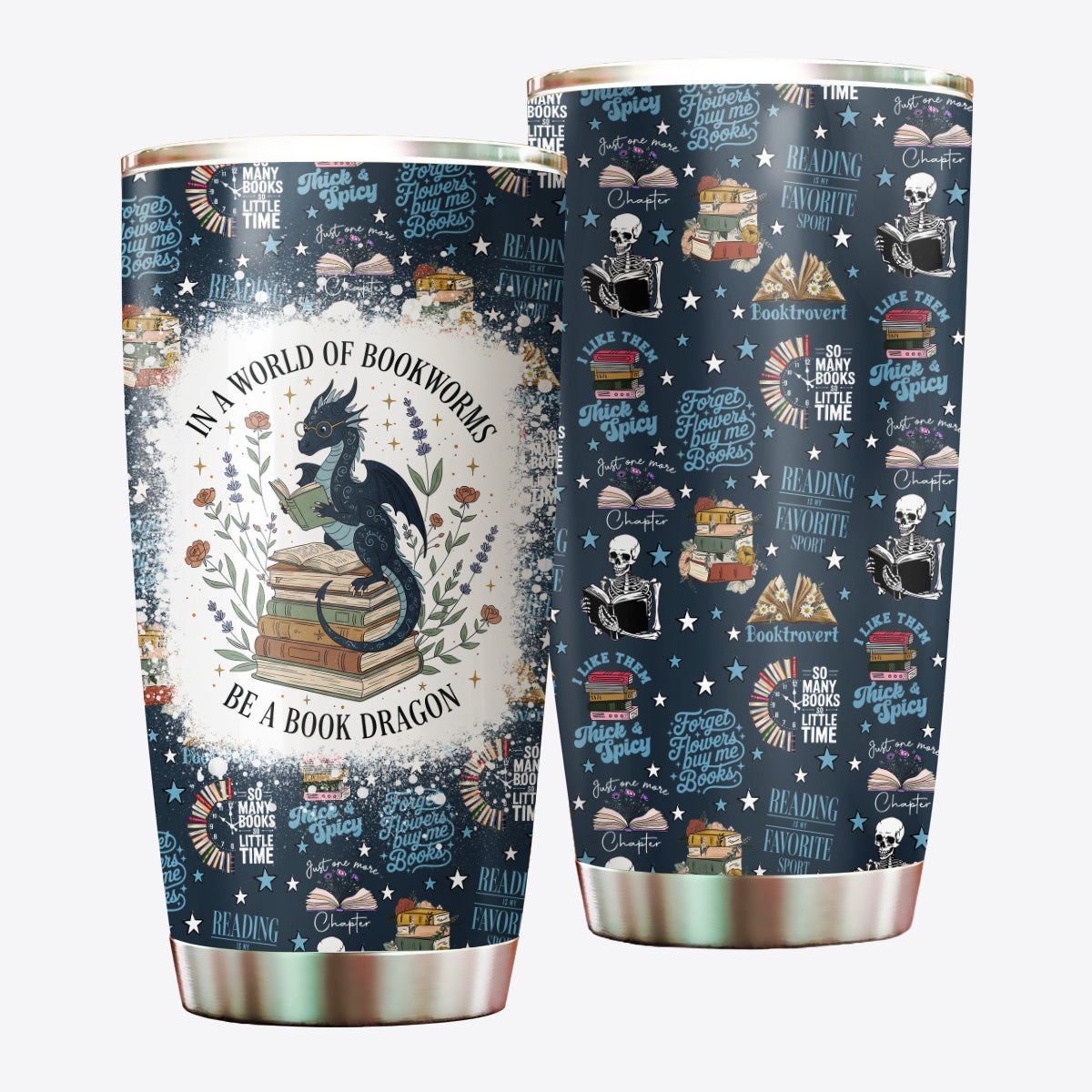 Book Lover 20OZ Tumbler USPJS008