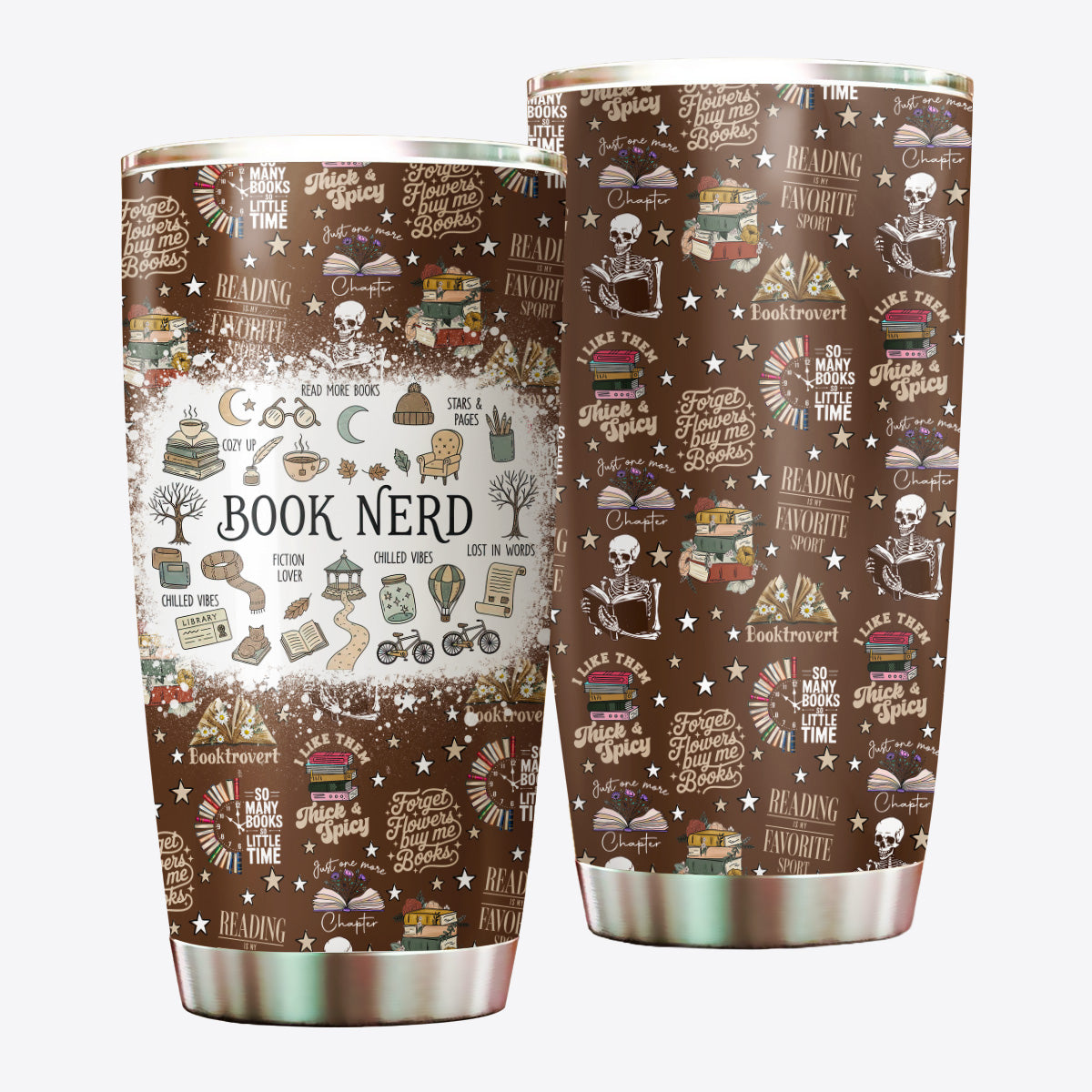 Book Lover 20OZ Tumbler USPJS007