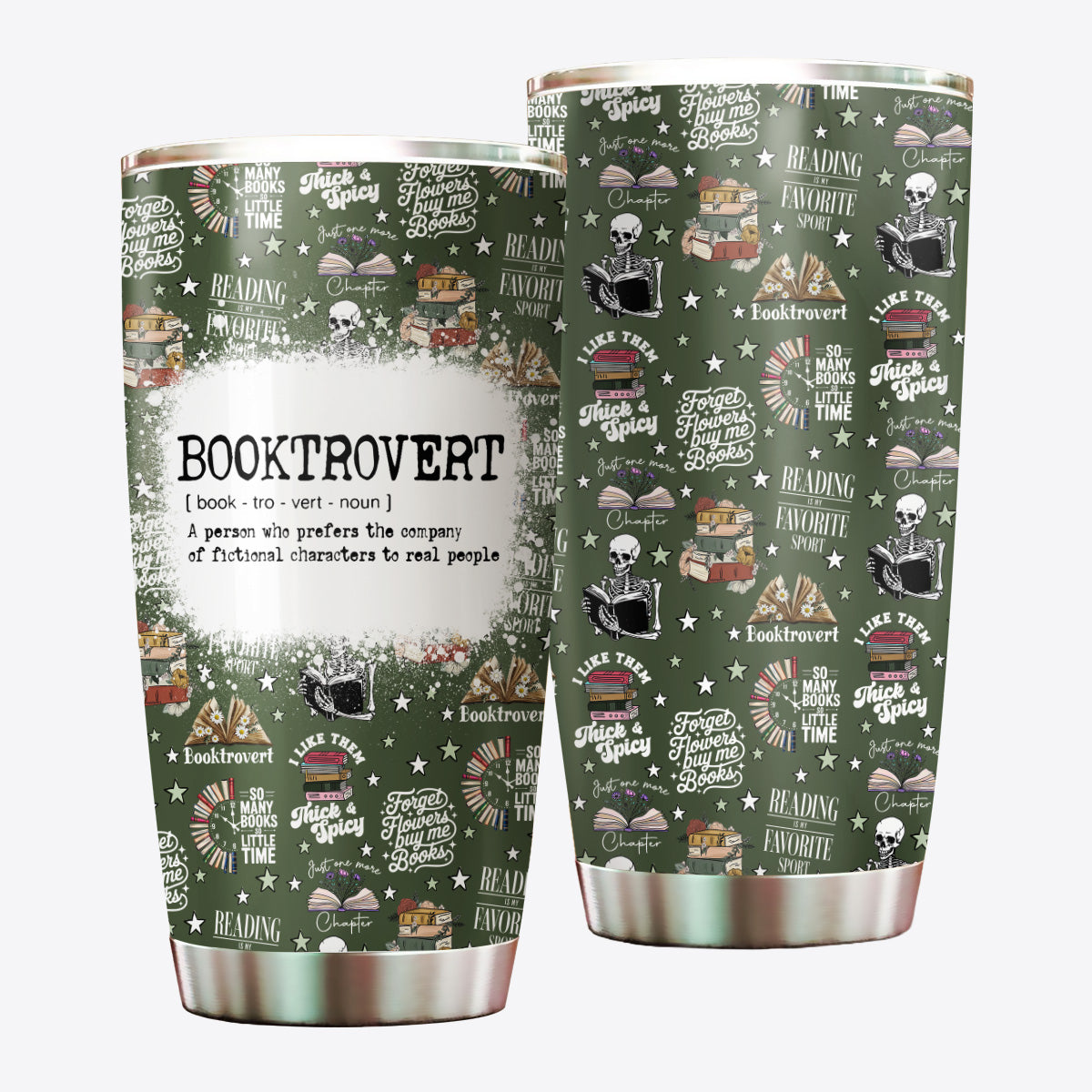 Book Lover 20OZ Tumbler USPJS014