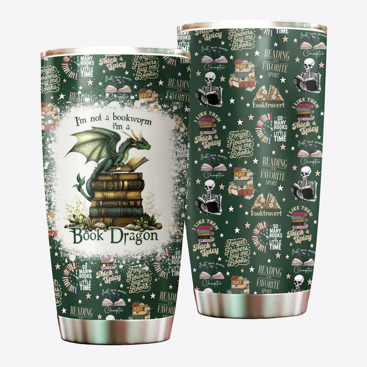 Book Lover 20OZ Tumbler USPJS011