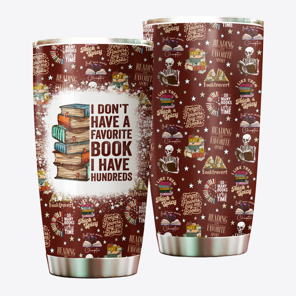 Book Lover 20OZ Tumbler USPJS026