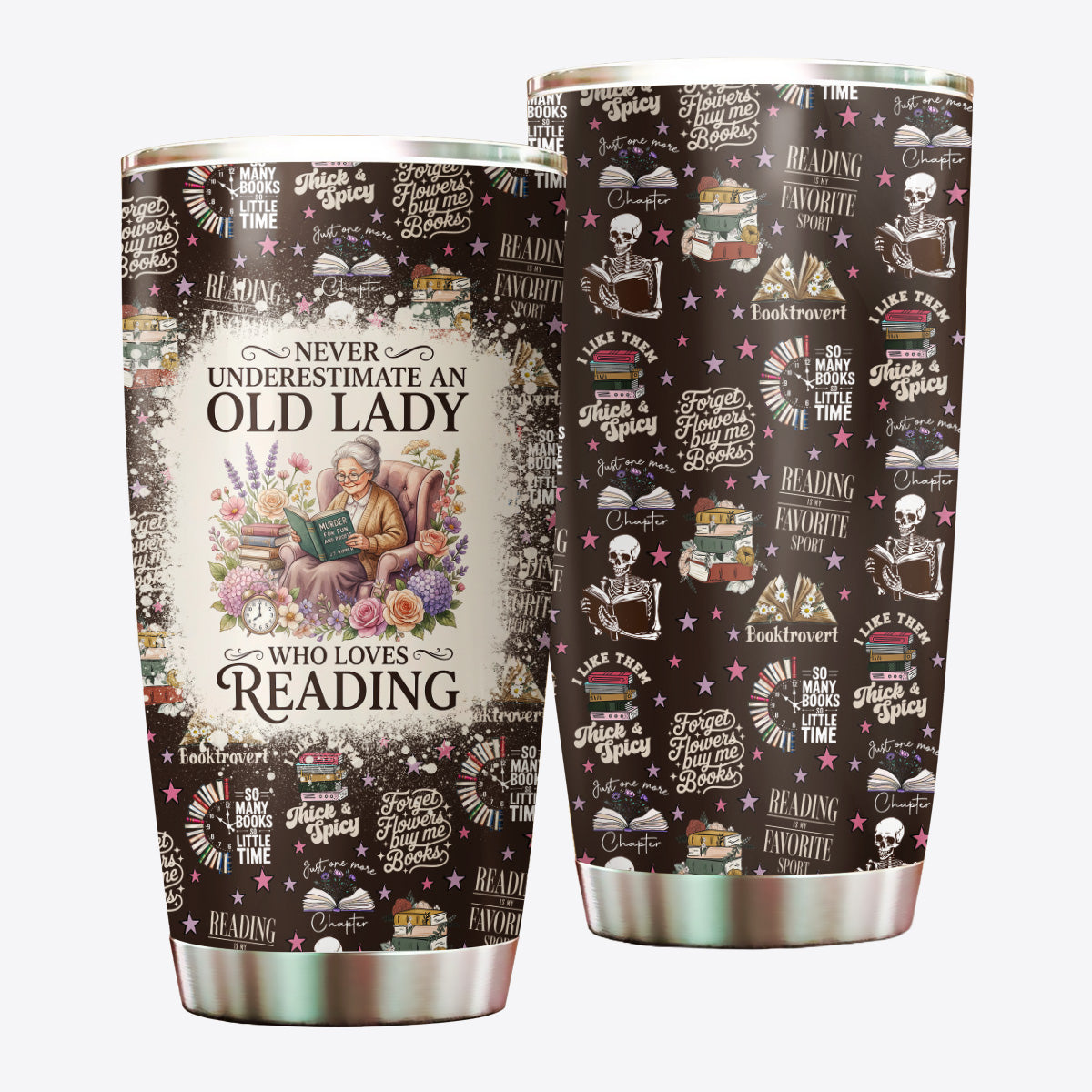 Book Lover 20OZ Tumbler USPJS029
