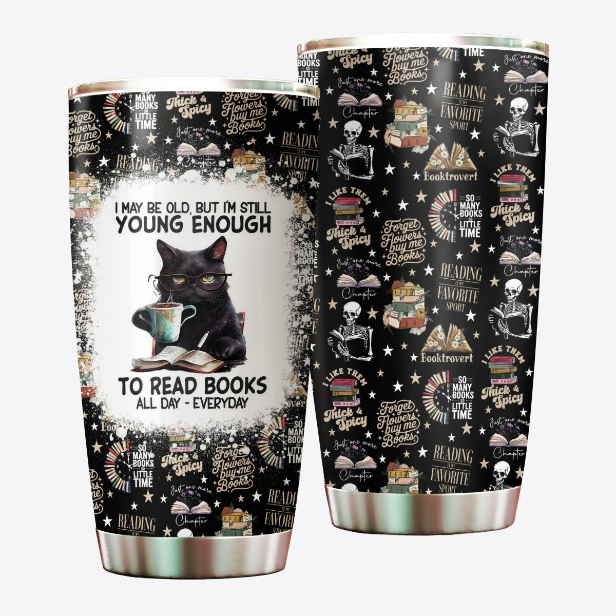 Book Lover 20OZ Tumbler USPJS030