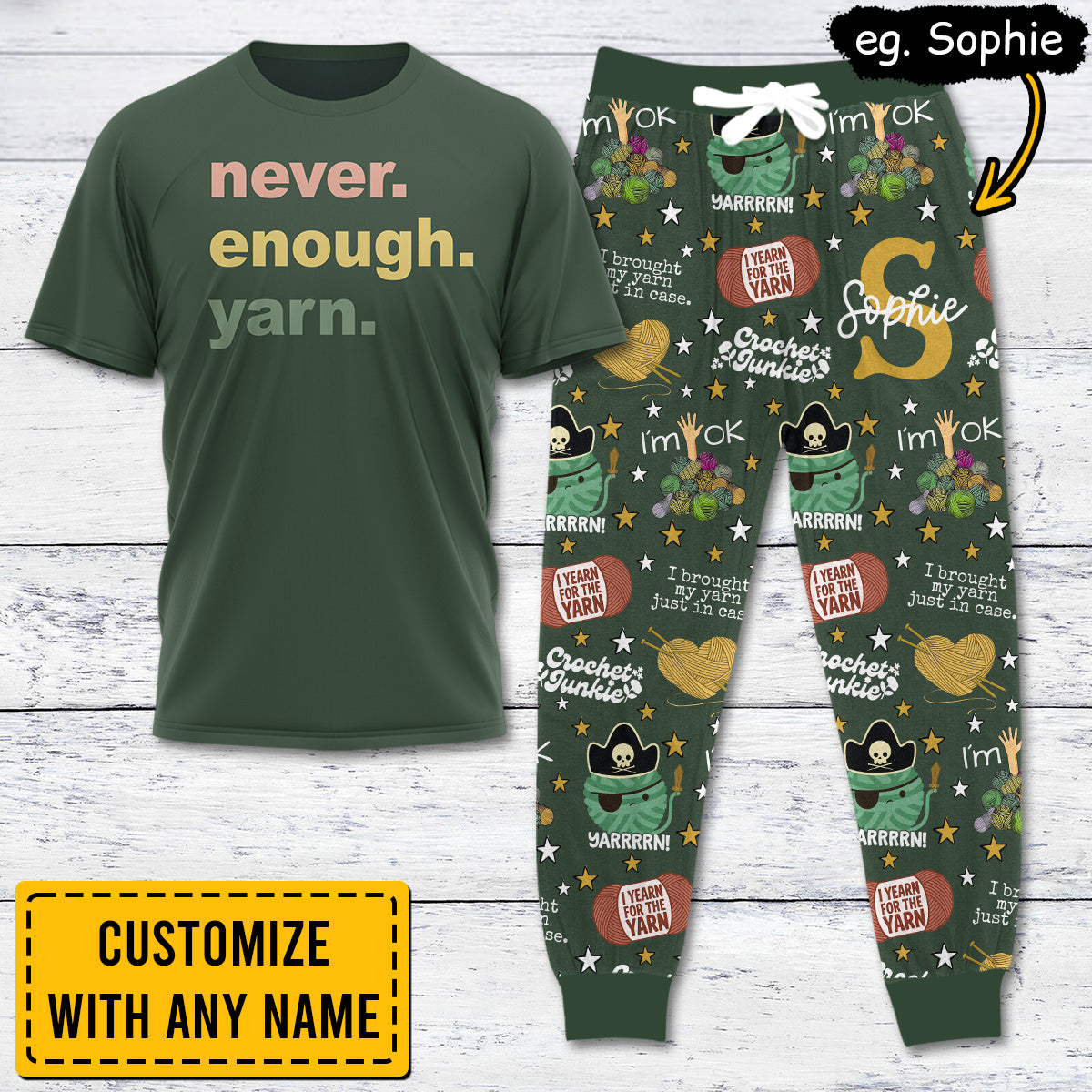 YARN031 [COMBO] T-Shirt + Pants (Most Popular)