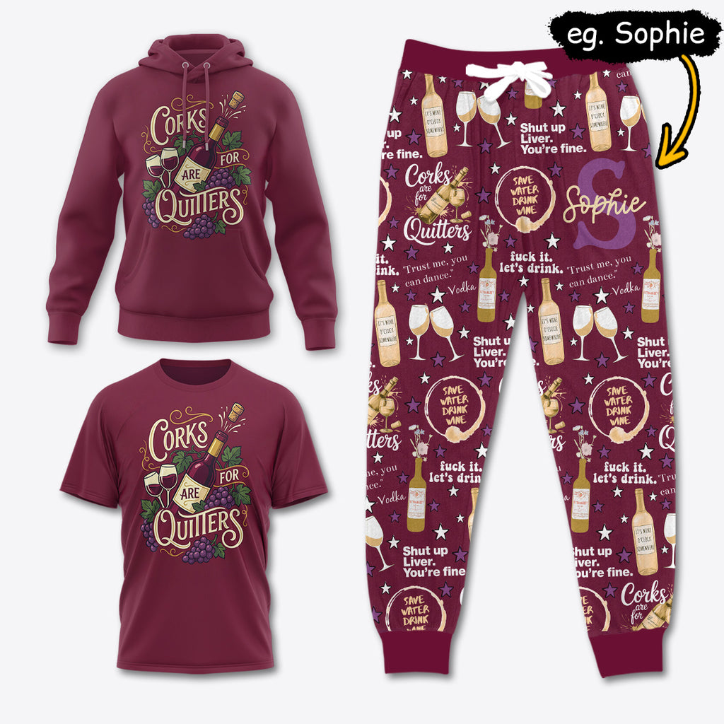WINE015 [COMBO] T-Shirt + Pants + Hoodie (Best Deal)