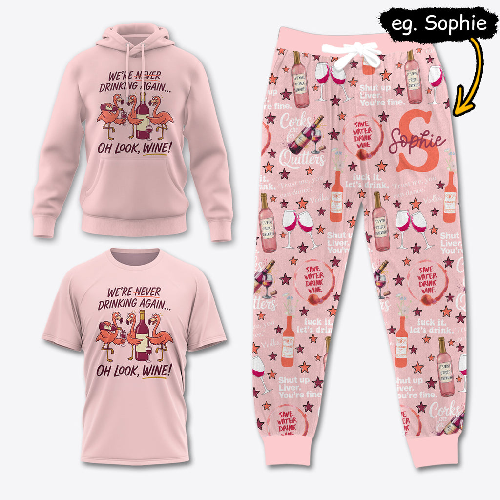 WINE024 [COMBO] T-Shirt + Pants + Hoodie (Best Deal)