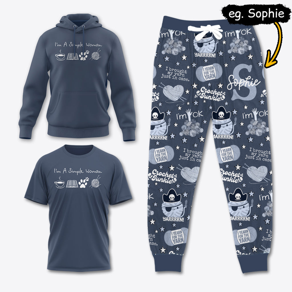 YARN005 [COMBO] T-Shirt + Pants + Hoodie (Best Deal)