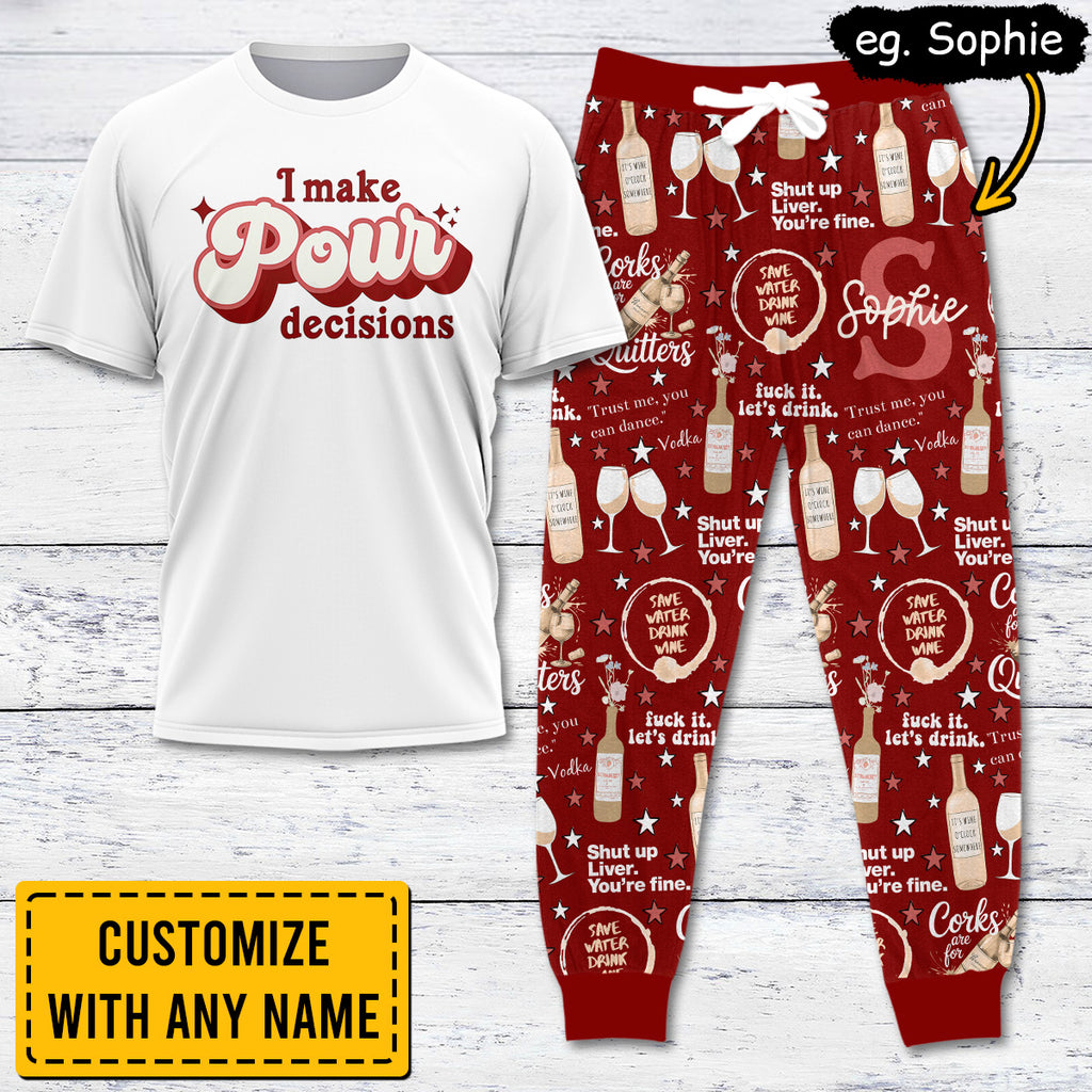 WINE016 [COMBO] T-Shirt + Pants (Most Popular)