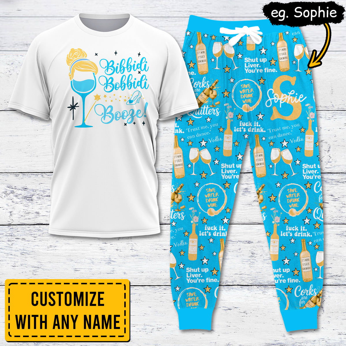 WINE008 [COMBO] T-Shirt + Pants (Most Popular)