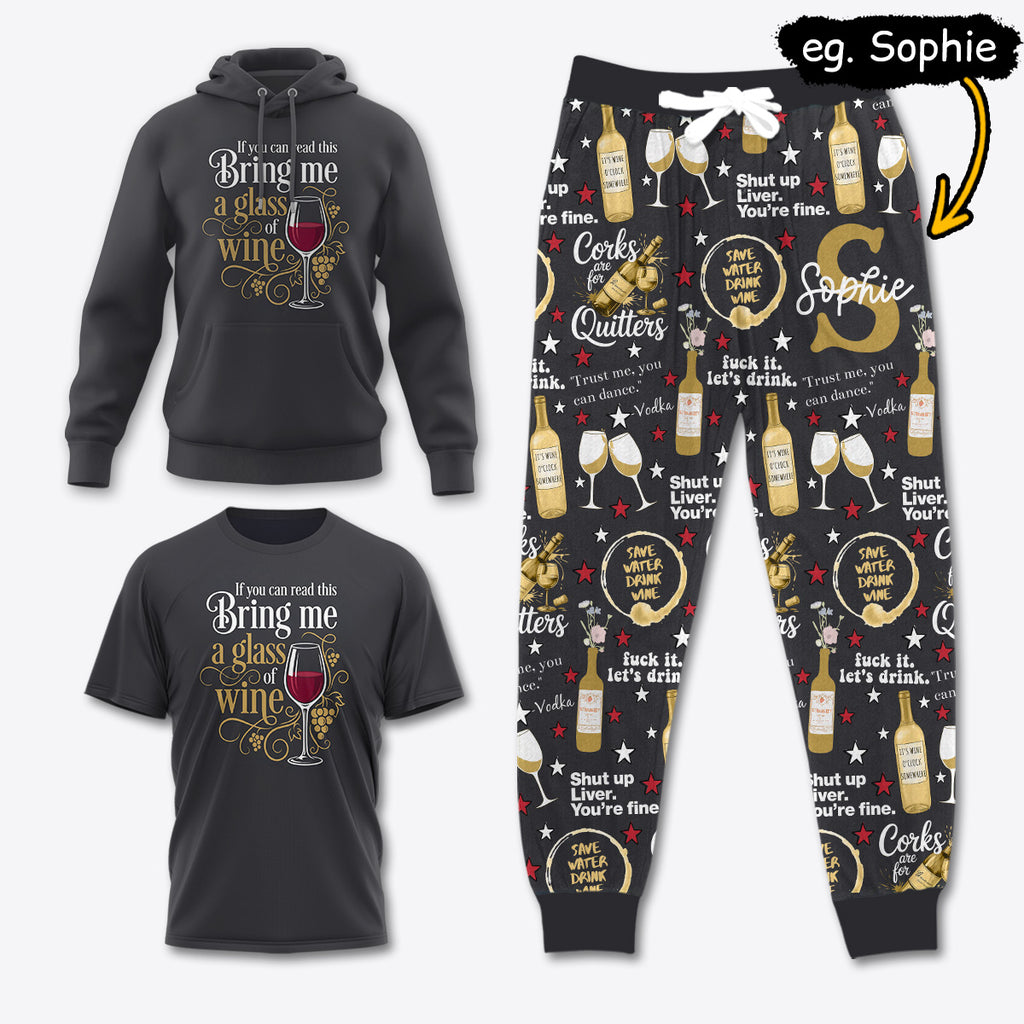 WINE030 [COMBO] T-Shirt + Pants + Hoodie (Best Deal)