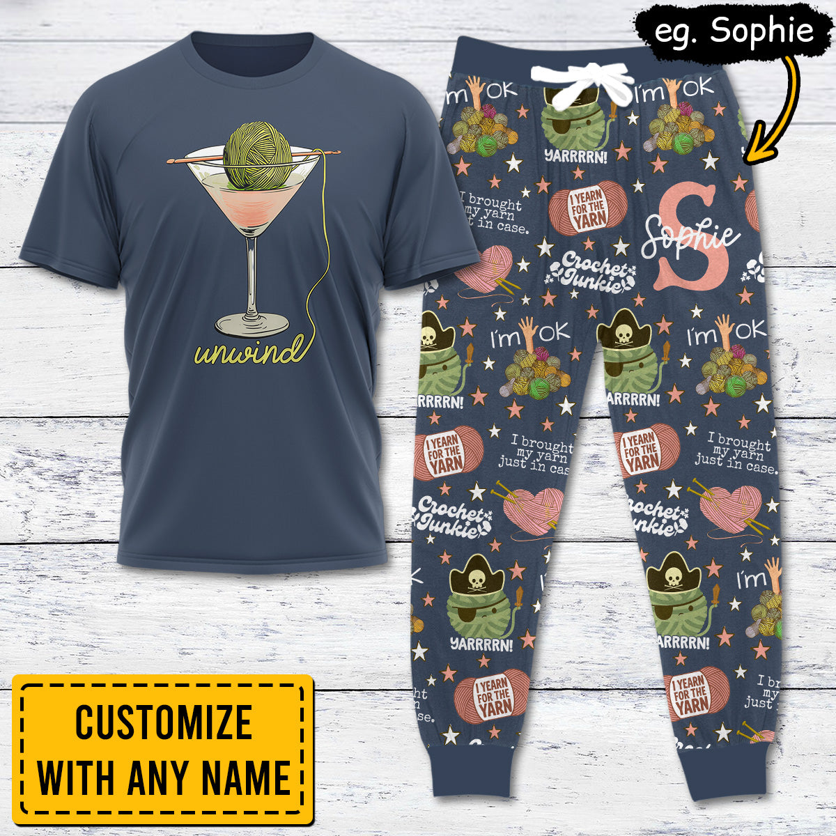 YARN027 [COMBO] T-Shirt + Pants (Most Popular)
