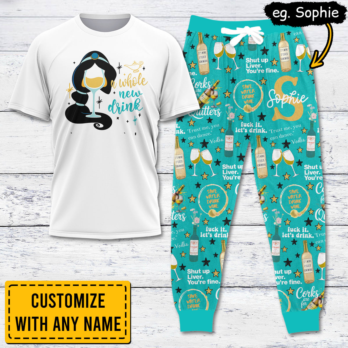 WINE002 [COMBO] T-Shirt + Pants (Most Popular)