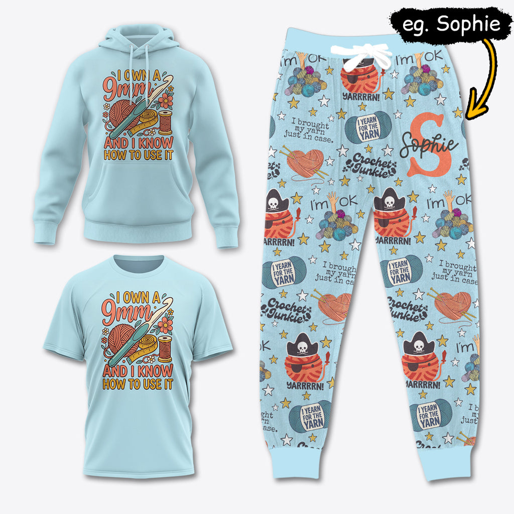 YARN051 [COMBO] T-Shirt + Pants + Hoodie (Best Deal)