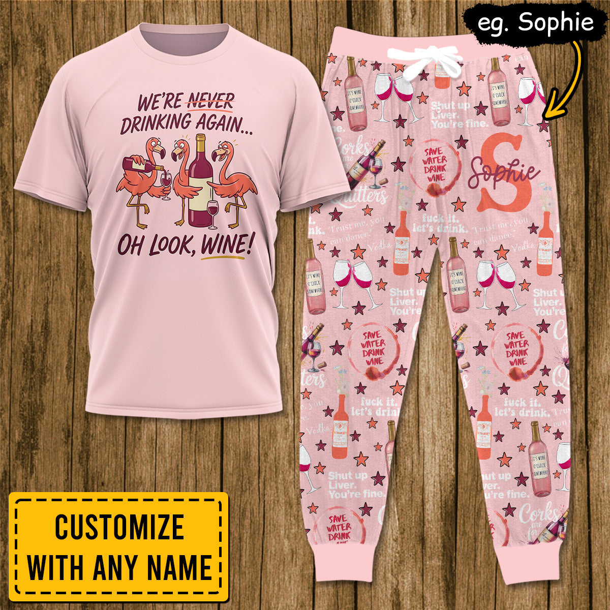 WINE024 [COMBO] T-Shirt + Pants (Most Popular)