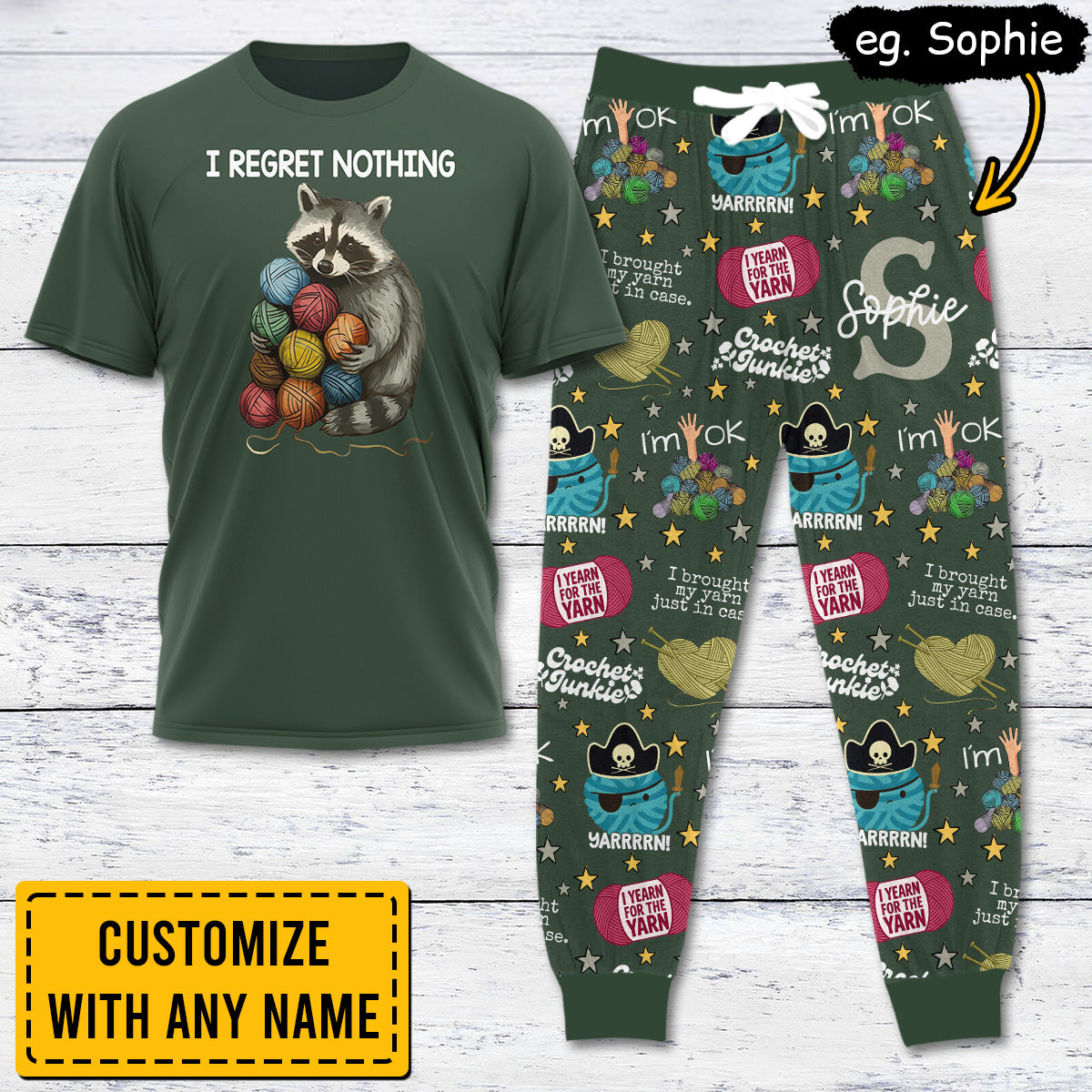 YARN026 [COMBO] T-Shirt + Pants (Most Popular)
