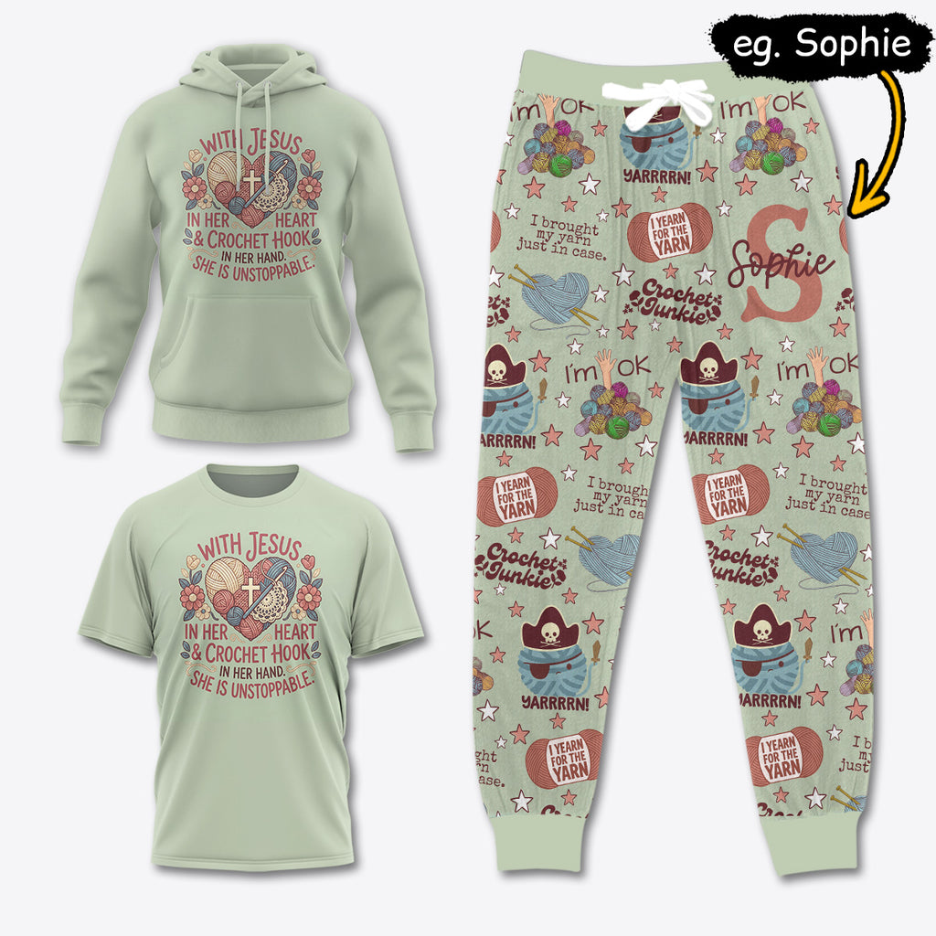 YARN052 [COMBO] T-Shirt + Pants + Hoodie (Best Deal)