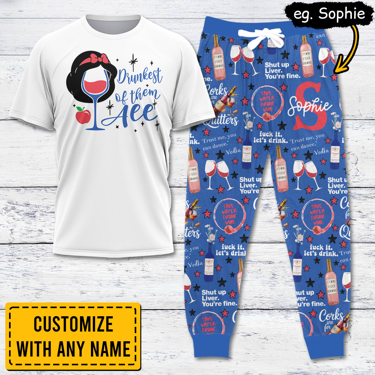 WINE003 [COMBO] T-Shirt + Pants (Most Popular)