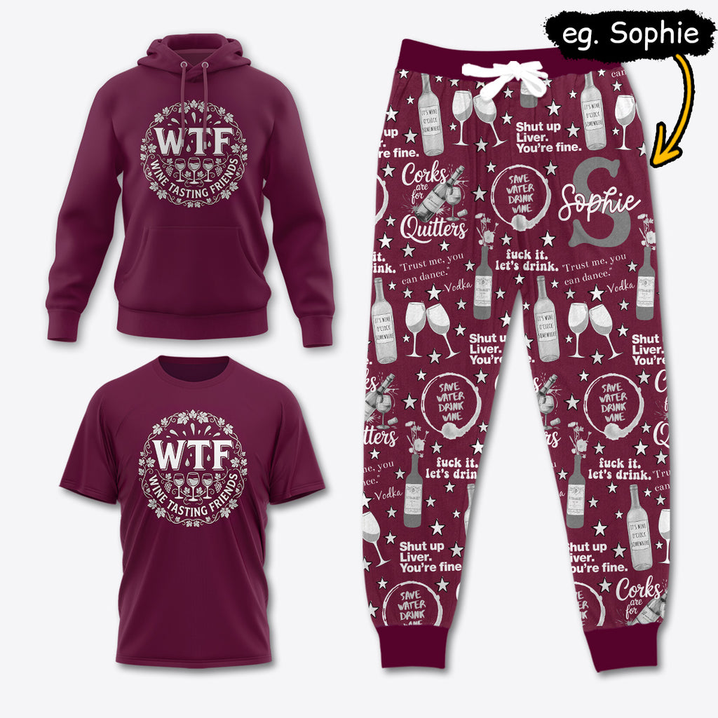 WINE034 [COMBO] T-Shirt + Pants + Hoodie (Best Deal)