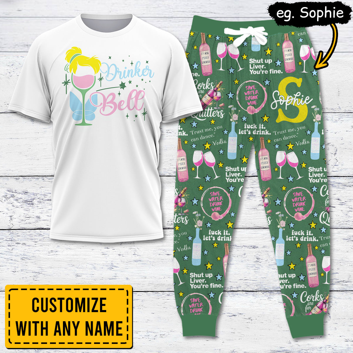 WINE007 [COMBO] T-Shirt + Pants (Most Popular)