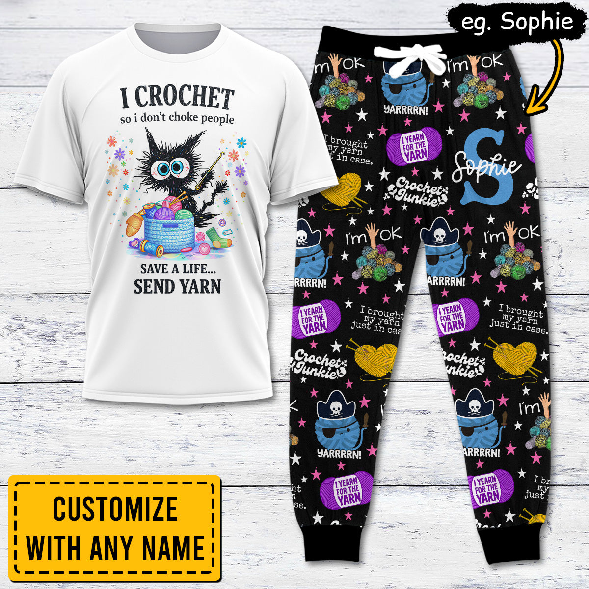 YARN018 [COMBO] T-Shirt + Pants (Most Popular)